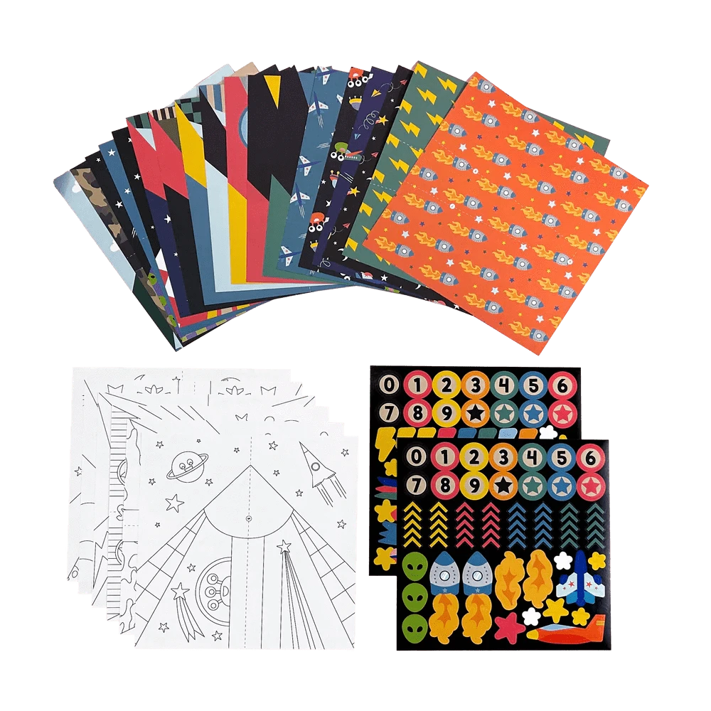 Paper Luxe Baby DIY Paper Airplanes Activity Kit