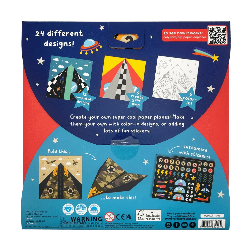 Paper Luxe Baby DIY Paper Airplanes Activity Kit