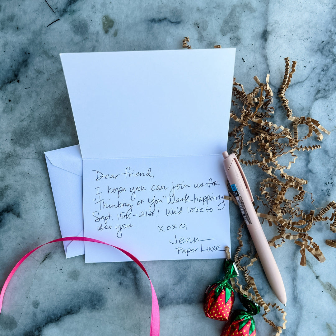 Paper Luxe Paper Limited Edition Thinking of You Week Pen Pack 2025