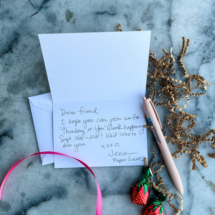 Paper Luxe Paper Limited Edition Thinking of You Week Pen Pack 2025