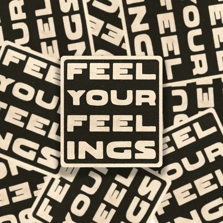 Paper Luxe Sticker Feel Your Feelings Sticker