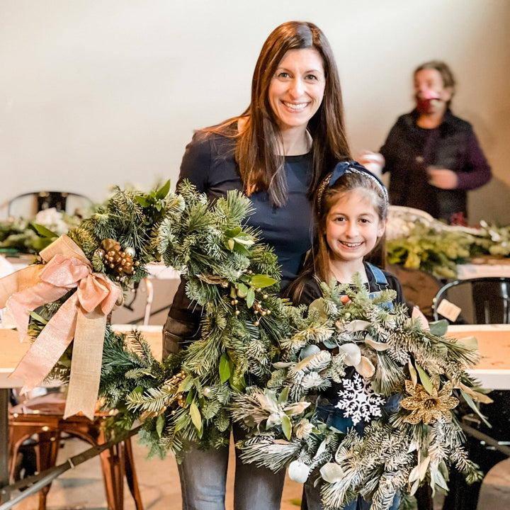 Paper Luxe Workshop Wreath Making Workshop in Gig Harbor - Sunday, 12/3/23