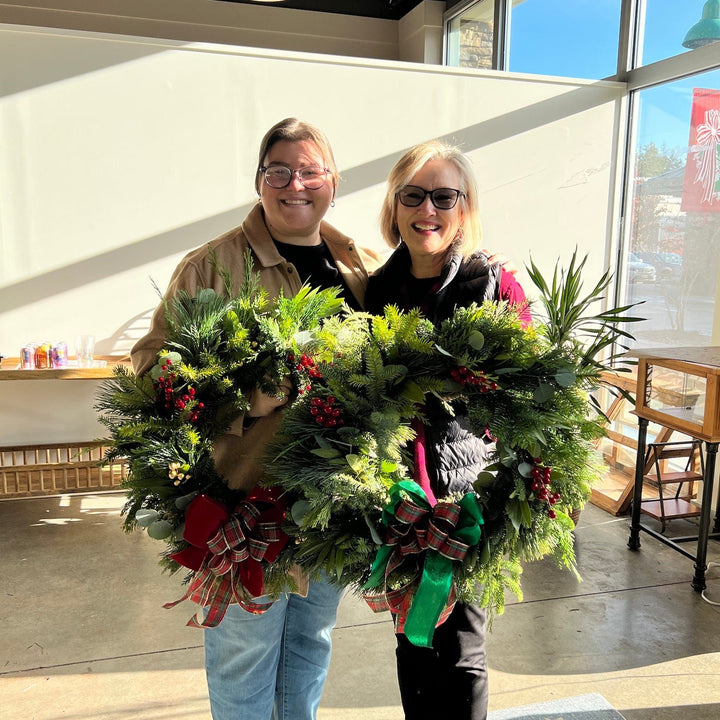 Paper Luxe Workshop Wreath Making Workshop in Gig Harbor - Sunday, 12/3/23