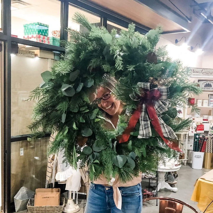 Paper Luxe Workshop Wreath Making Workshop in Gig Harbor - Sunday, 12/3/23