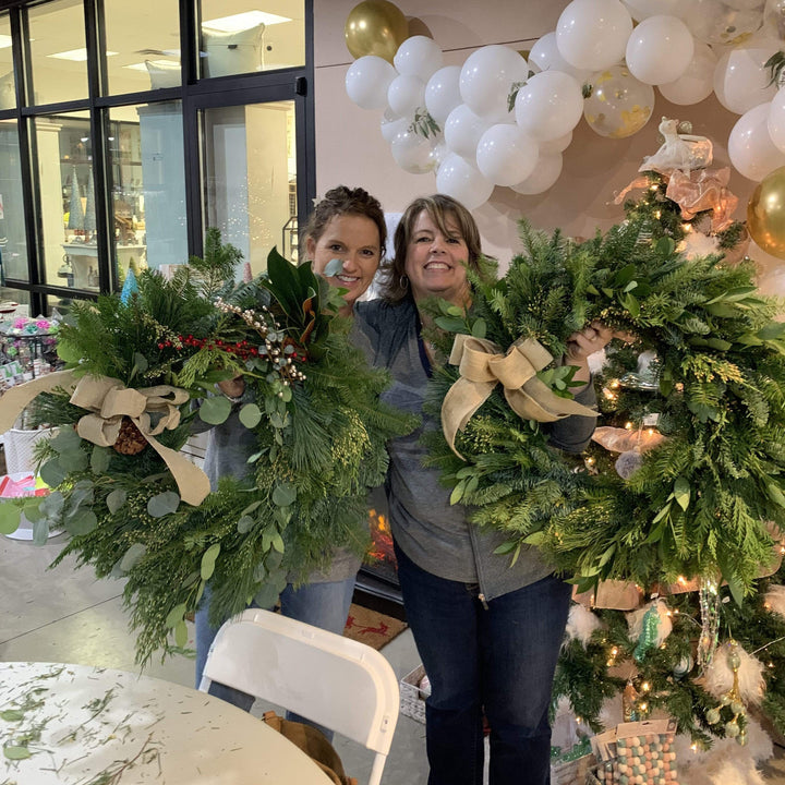 Paper Luxe Workshop Wreath Making Workshop in Gig Harbor - Sunday, 12/3/23
