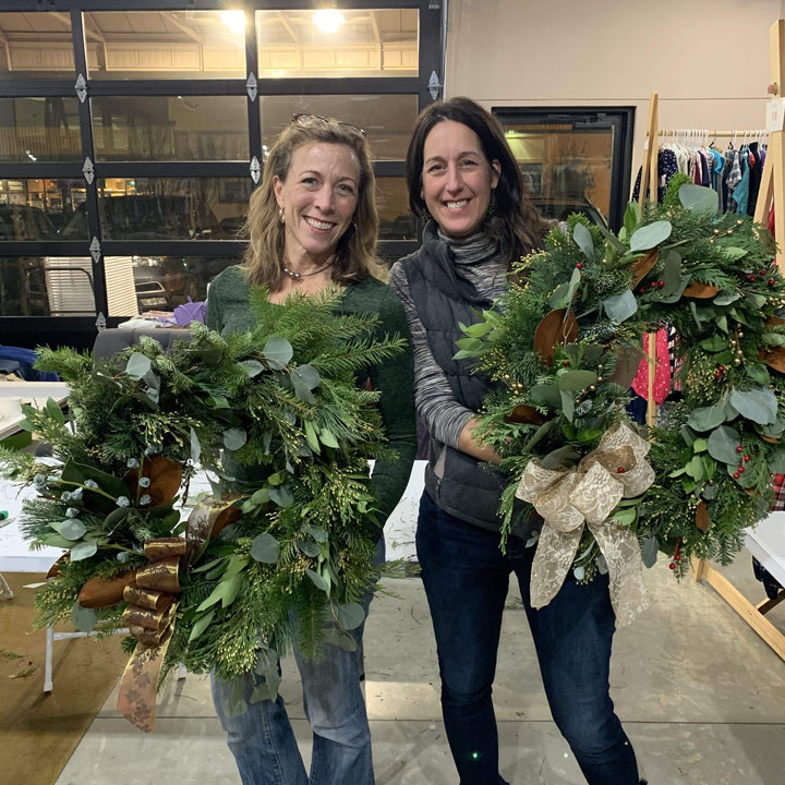 Paper Luxe Workshop Wreath Making Workshop in Gig Harbor - Sunday, 12/3/23