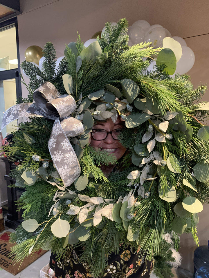 Paper Luxe Workshop Wreath Making Workshop in Gig Harbor - Sunday, 12/3/23