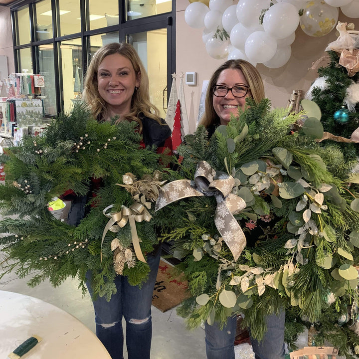 Paper Luxe Workshop Wreath Making Workshop in Gig Harbor - Sunday, 12/3/23