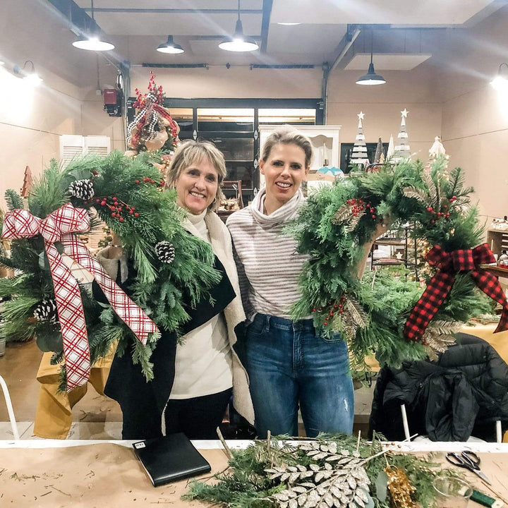 Paper Luxe Workshop Wreath Making Workshop in Gig Harbor - Sunday, 12/3/23