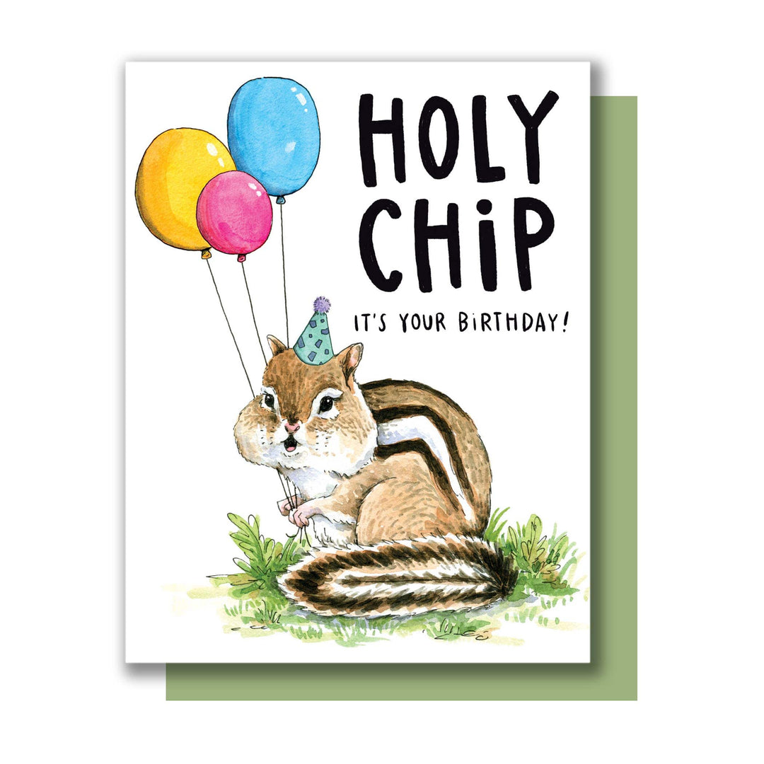 Paper Wilderness Card Holy Chip Chipmunk Birthday Card