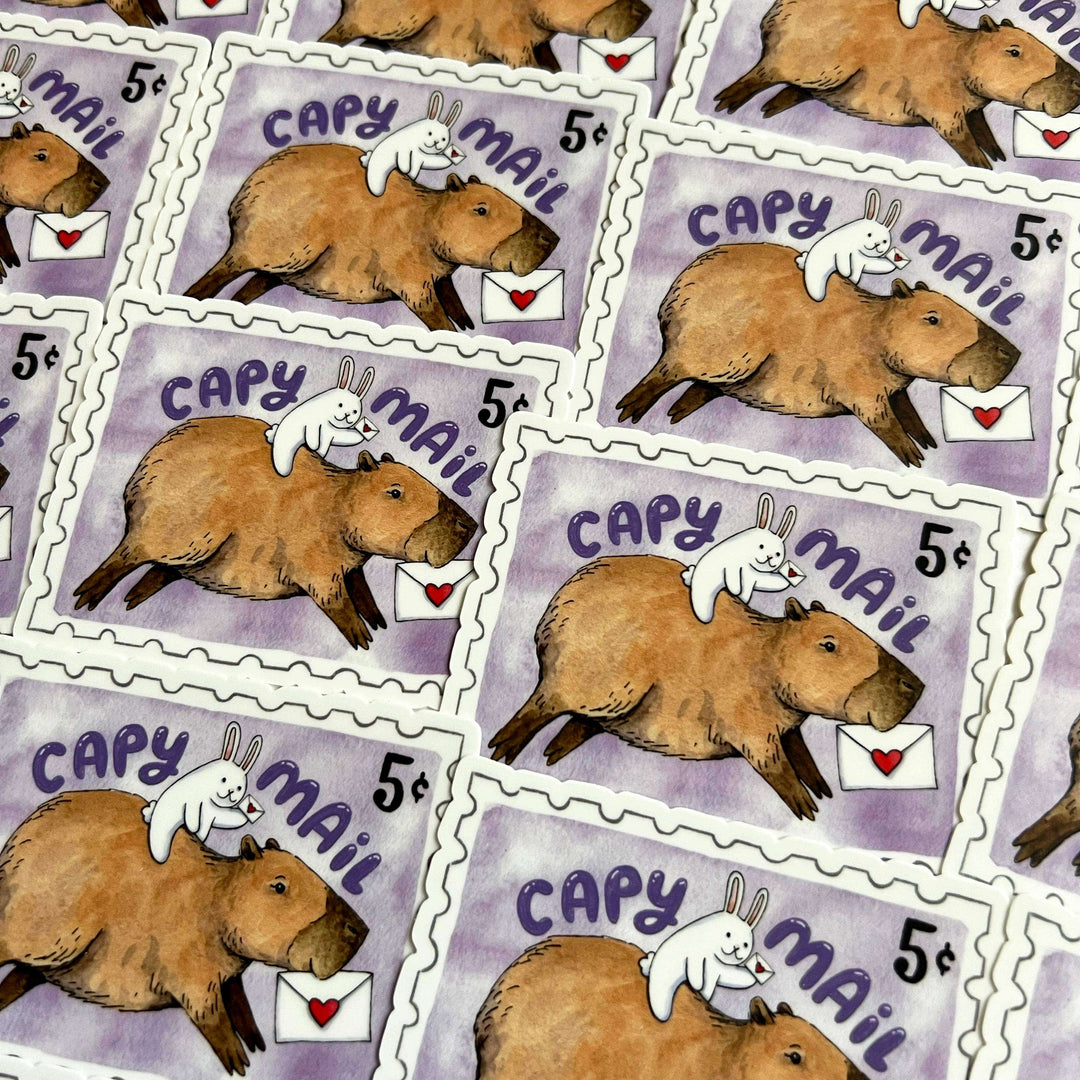 Paper Wilderness Sticker Capy Mail Capybara Happy Mail Sticker