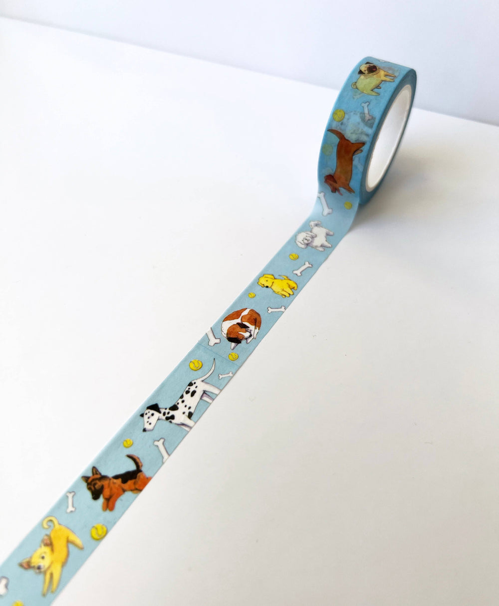 Paper Wilderness washi tape Dog Buddies 15mm Washi Tape