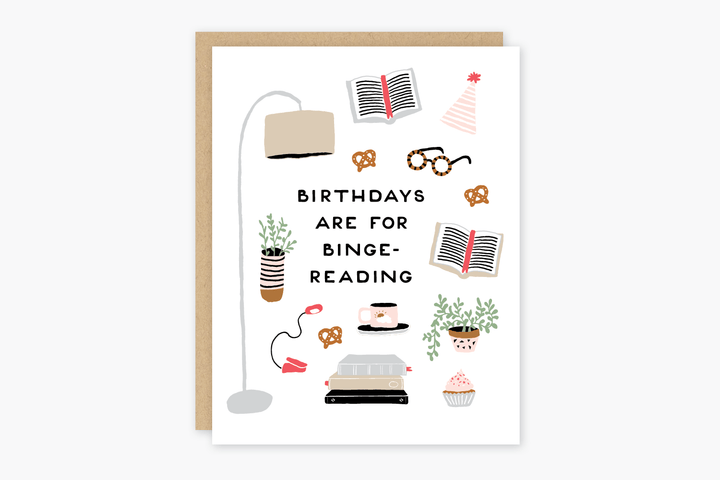 Party of One Card Birthday Binge-Reading