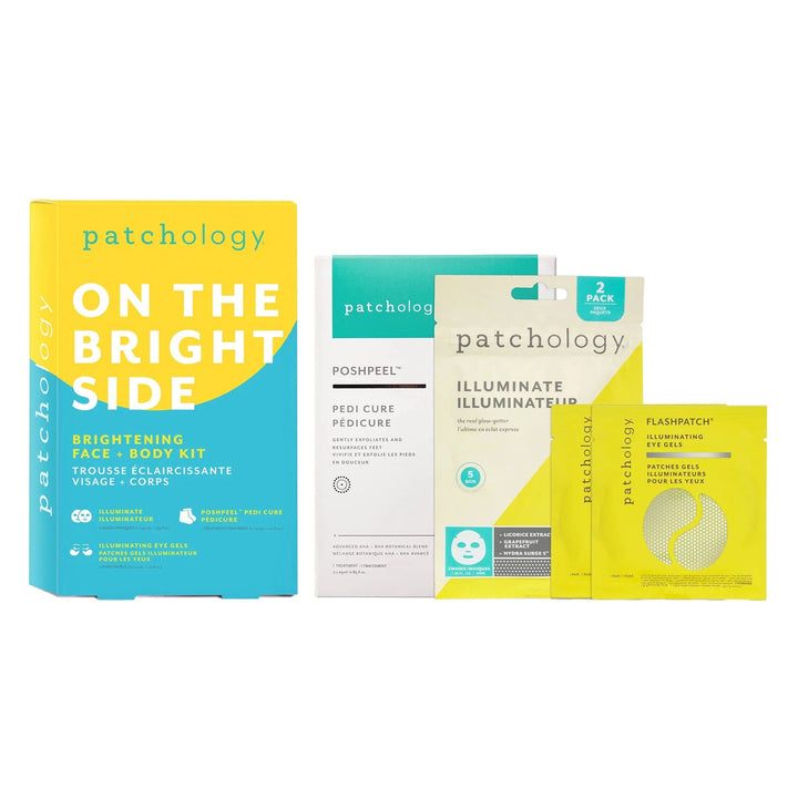 Patchology Skin Care On The Bright Side Brightening Face + Body Kit