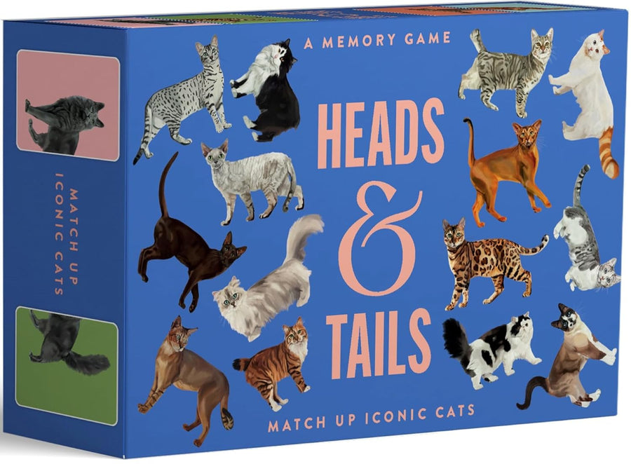 Penguin Random House Matching Game Heads & Tails: A Cat Memory Game