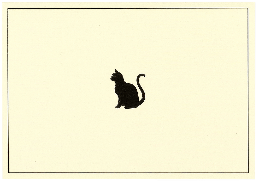 Peter Pauper Press Boxed Set Black Cat Note Cards