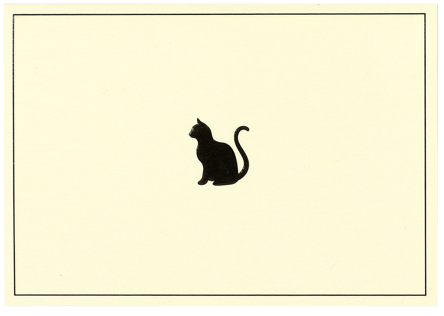 Peter Pauper Press Boxed Set Black Cat Note Cards