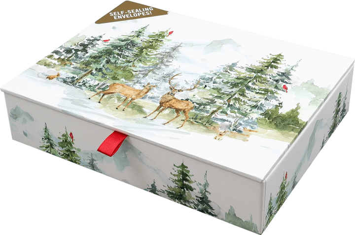 Peter Pauper Press Holiday Winter Wonderland Deluxe Boxed Holiday Cards