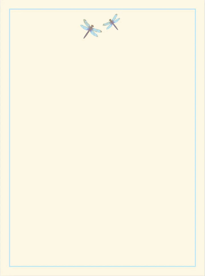 Peter Pauper Press Paper Blue Dragonfly Stationery Set