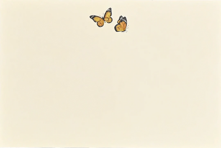 Peter Pauper Press Paper Monarch Butterflies Correspondence Cards