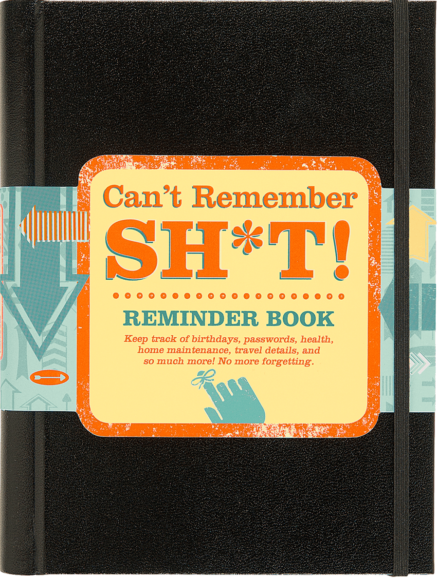 Peter Pauper Press Password Log Can't Remember Sh*t Reminder Book