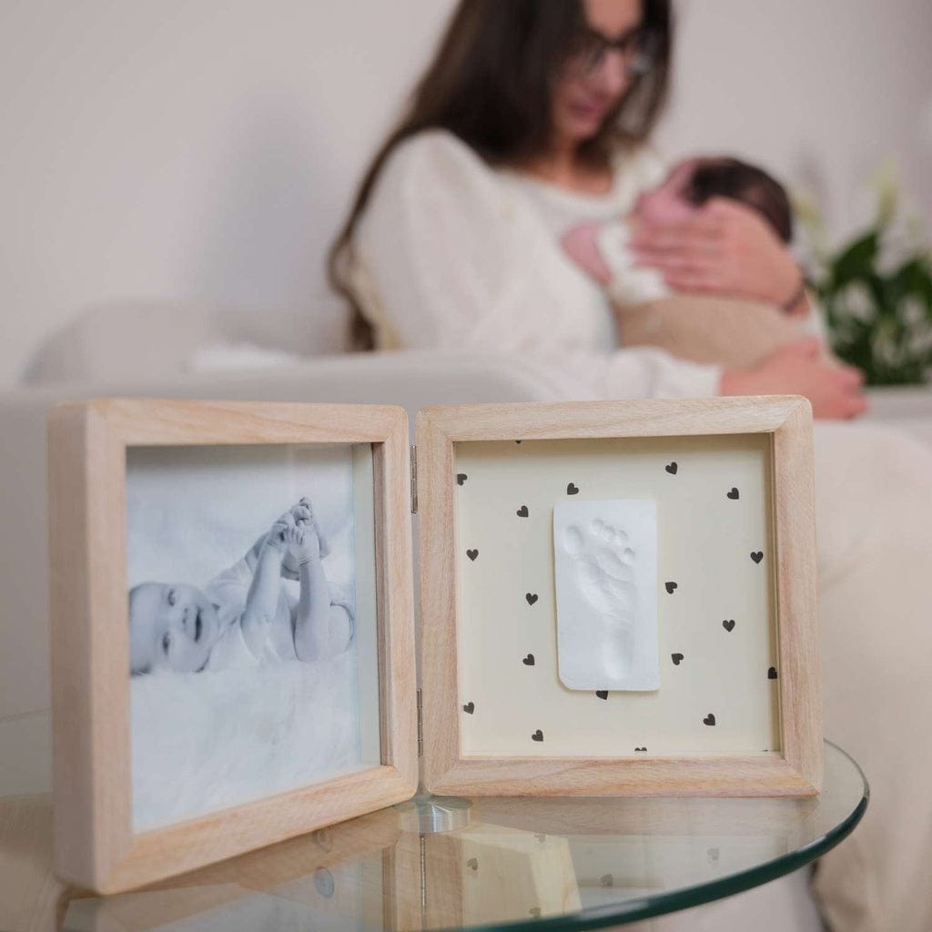 PJM Distribution Baby Double Frame - Pretty Hearts | Petit Artichaut