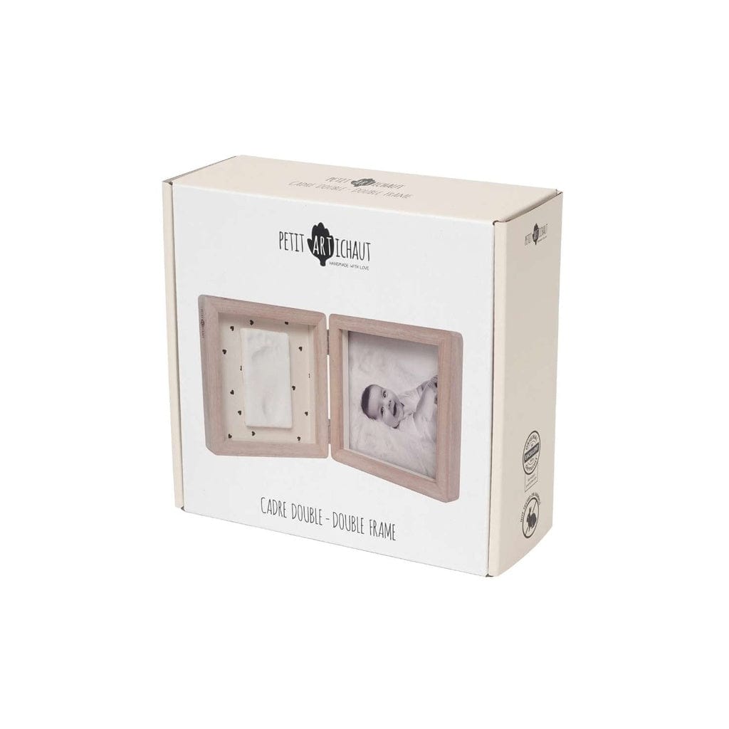 PJM Distribution Baby Double Frame - Pretty Hearts | Petit Artichaut