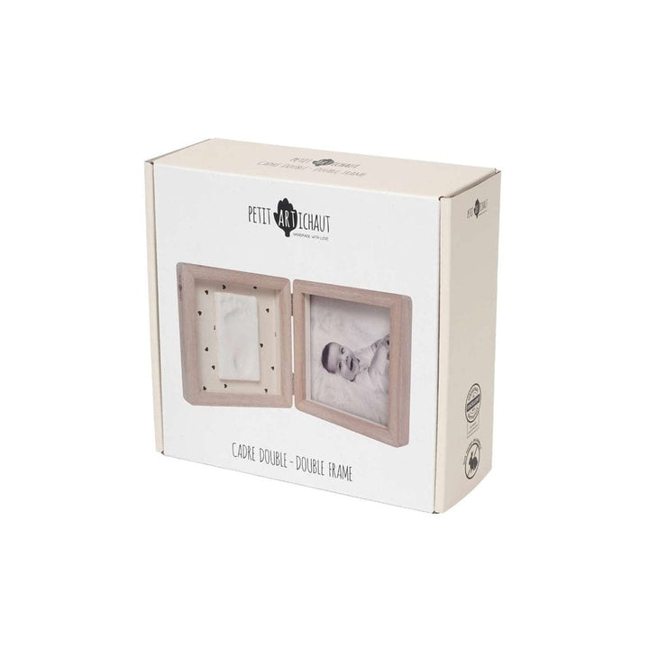 PJM Distribution Baby Double Frame - Pretty Hearts | Petit Artichaut