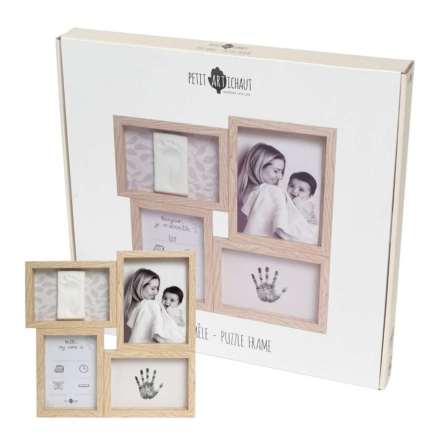 PJM Distribution Baby Puzzle Frame - Ivy Grey | Petit Artichaut