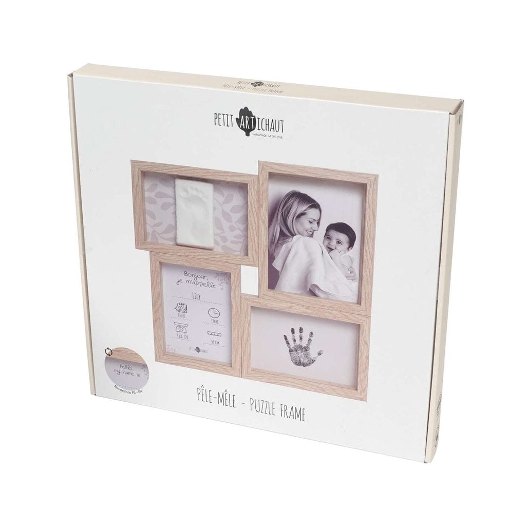 PJM Distribution Baby Puzzle Frame - Ivy Grey | Petit Artichaut