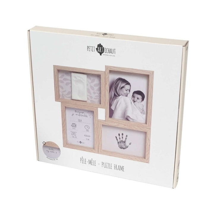 PJM Distribution Baby Puzzle Frame - Ivy Grey | Petit Artichaut