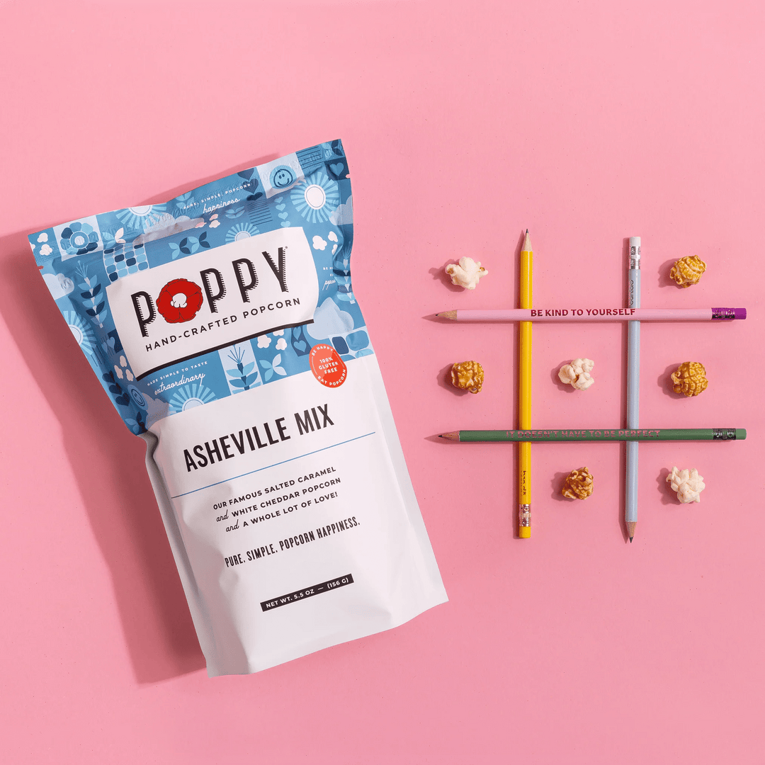 Poppy Handcrafted Popcorn Sweets Asheville Mix Market Bag