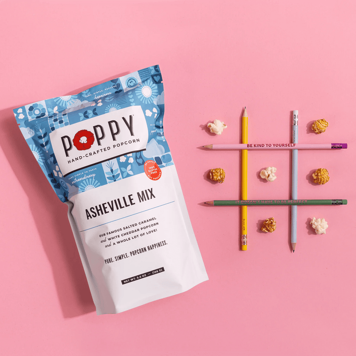 Poppy Handcrafted Popcorn Sweets Asheville Mix Market Bag
