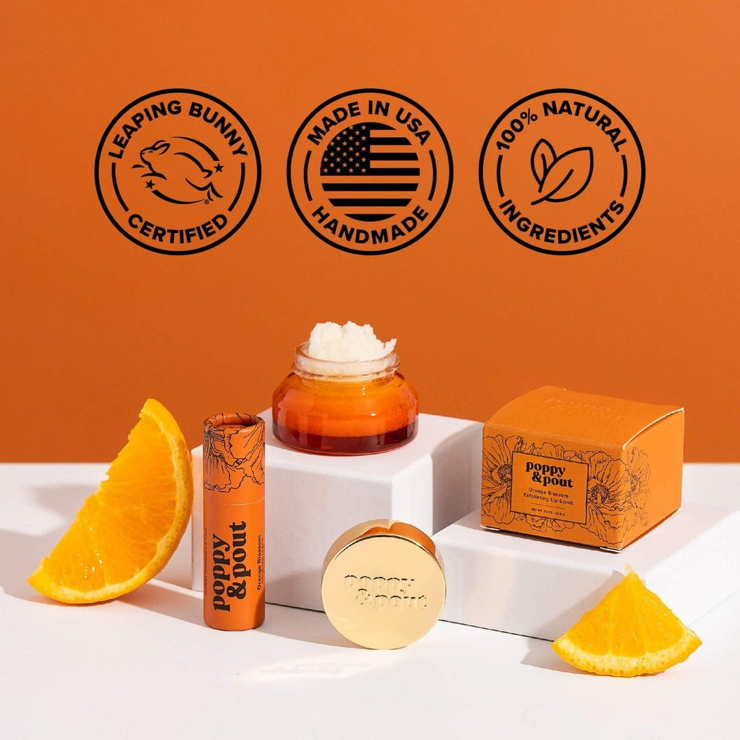 Poppy & Pout Lip Balms Orange Blossom Lip Balm