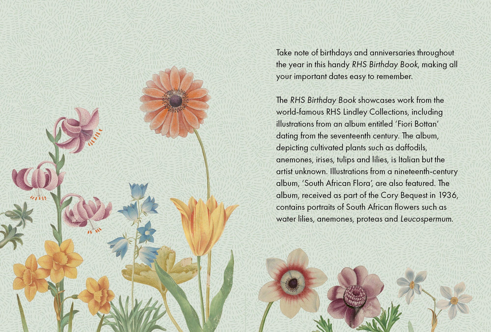 Quarto Gifts RHS Birthday Book