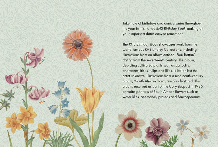 Quarto Gifts RHS Birthday Book