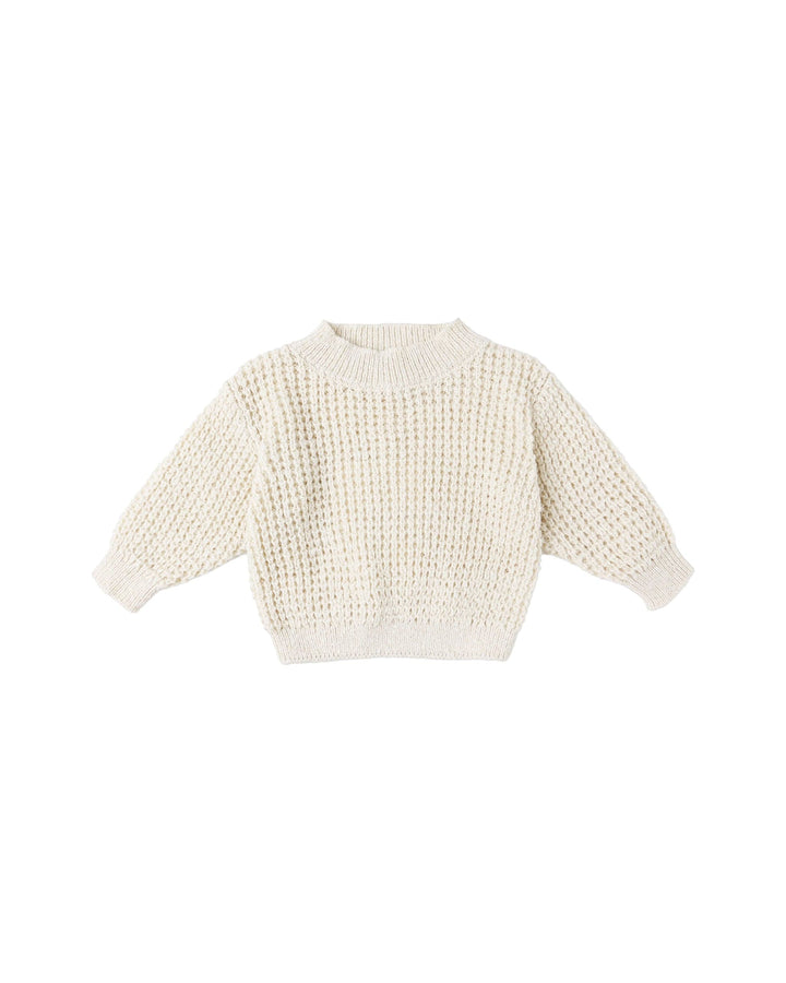 Quincy Mae Baby Chunky Knit Sweater - Natural