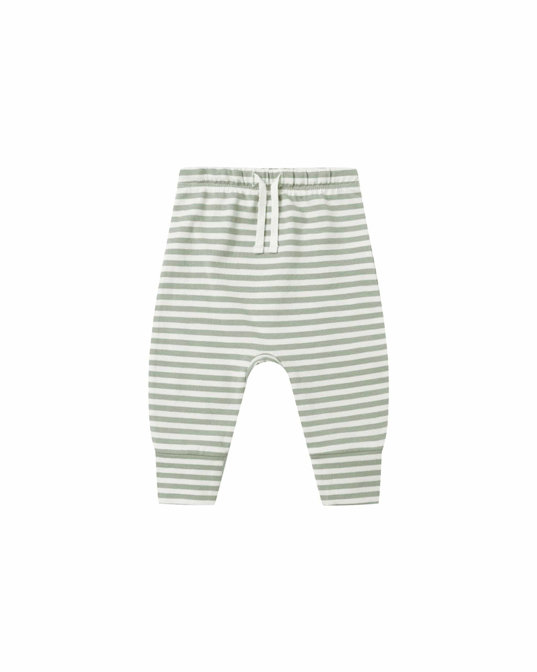 Quincy Mae Baby Drawstring Pant - Fern Stripe