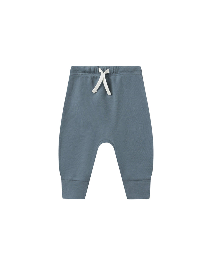 Quincy Mae Baby Drawstring Pant - Ocean