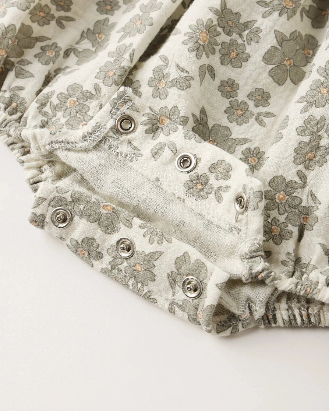 Quincy Mae Baby Eden Romper - Green Floral