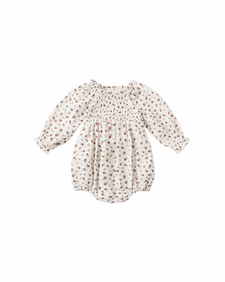 Quincy Mae Baby Eden Romper - Winter Ditsy