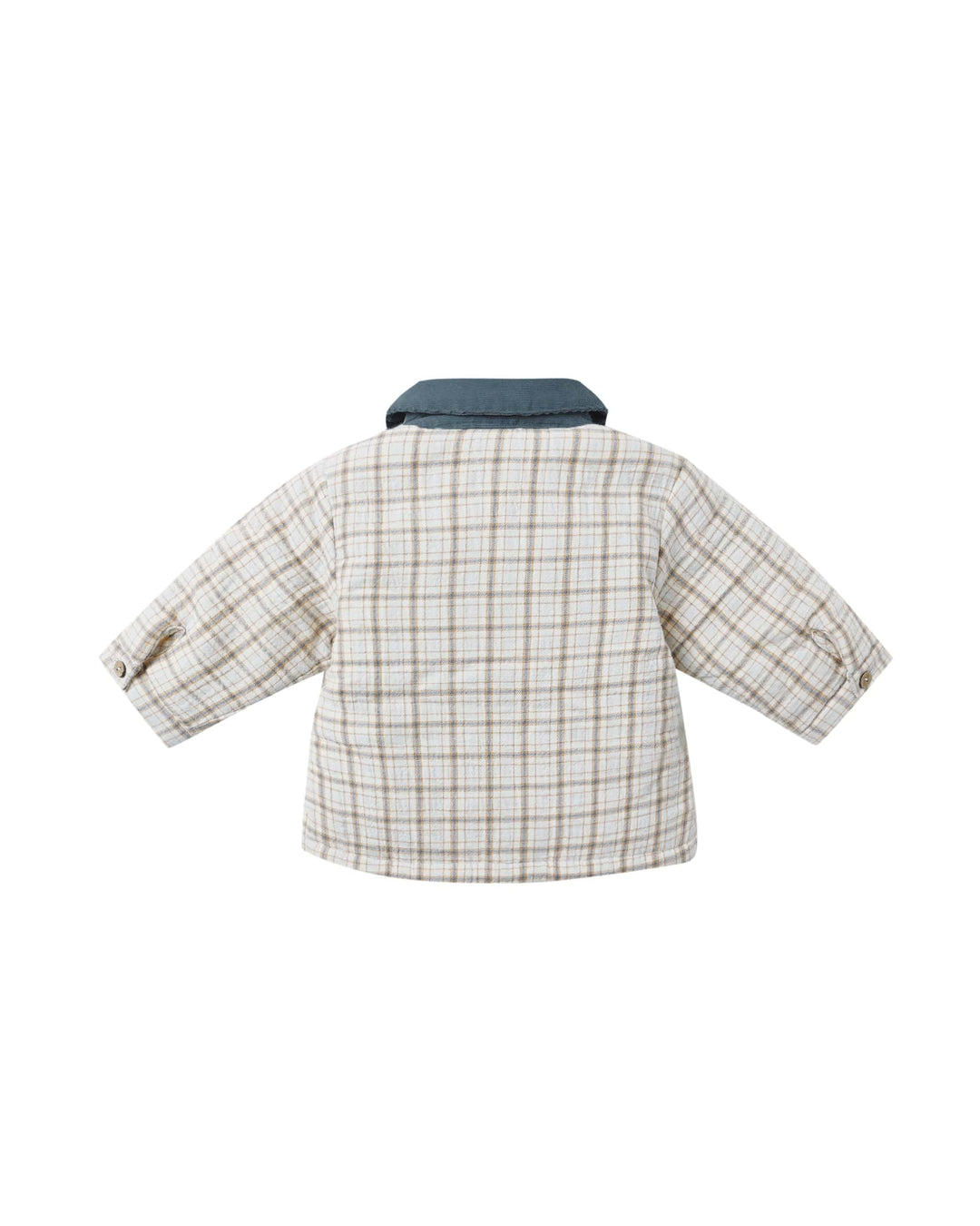 Quincy Mae Baby Ford Jacket - Blue Plaid