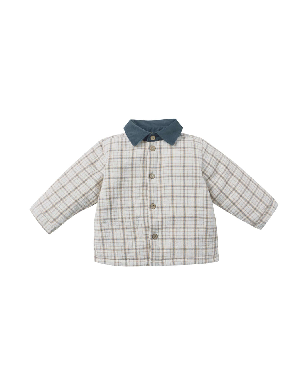 Quincy Mae Baby Ford Jacket - Blue Plaid