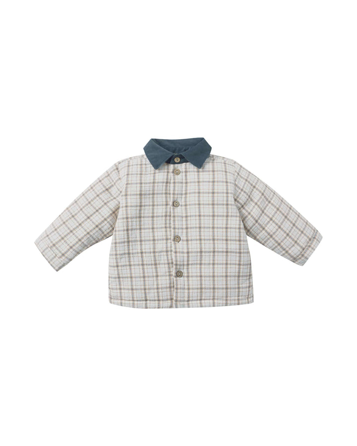 Quincy Mae Baby Ford Jacket - Blue Plaid