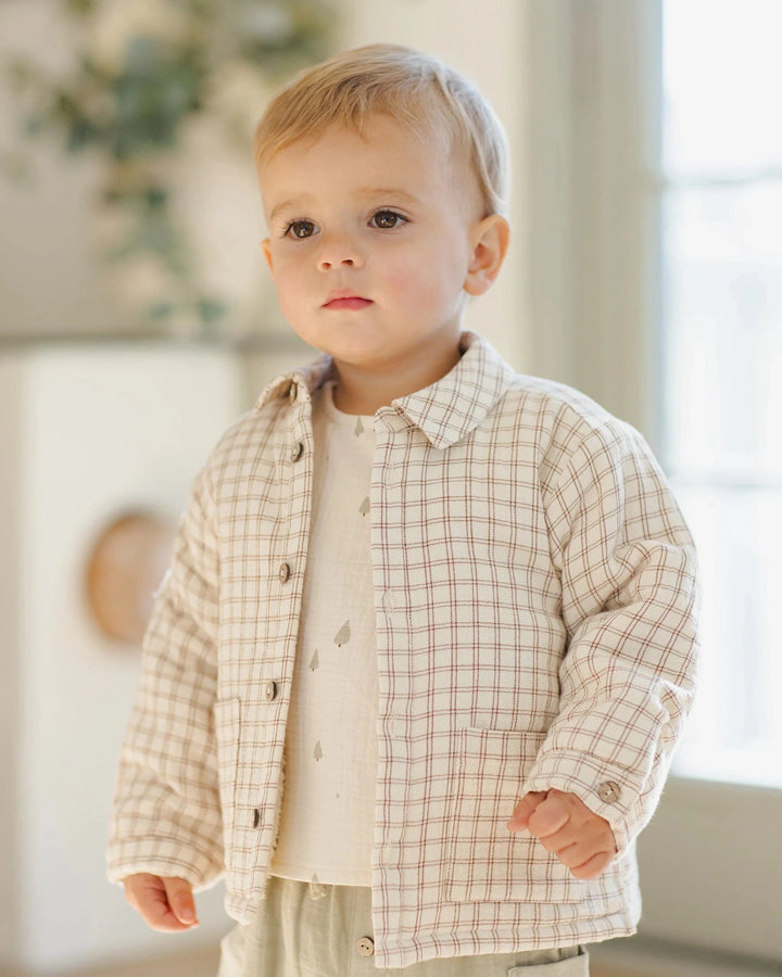 Quincy Mae Baby Ford Jacket - Cedar Check