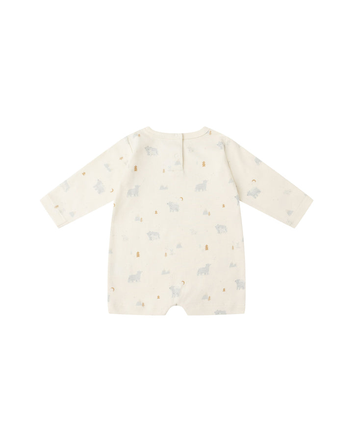 Quincy Mae Baby Long Sleeve Romper - Polar Bears