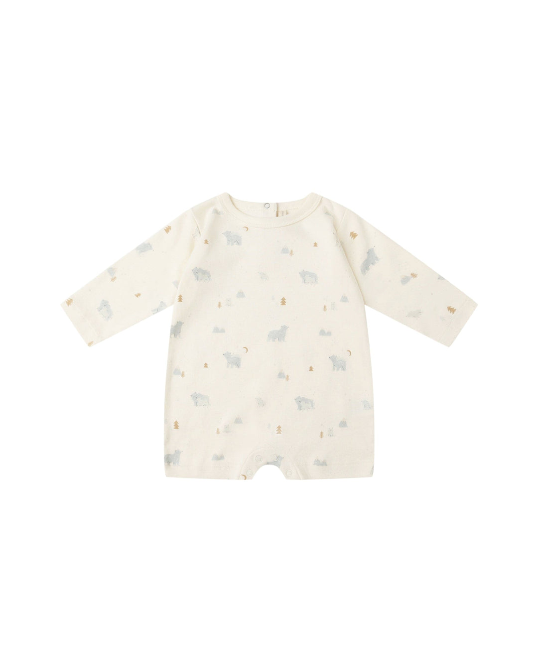 Quincy Mae Baby Long Sleeve Romper - Polar Bears