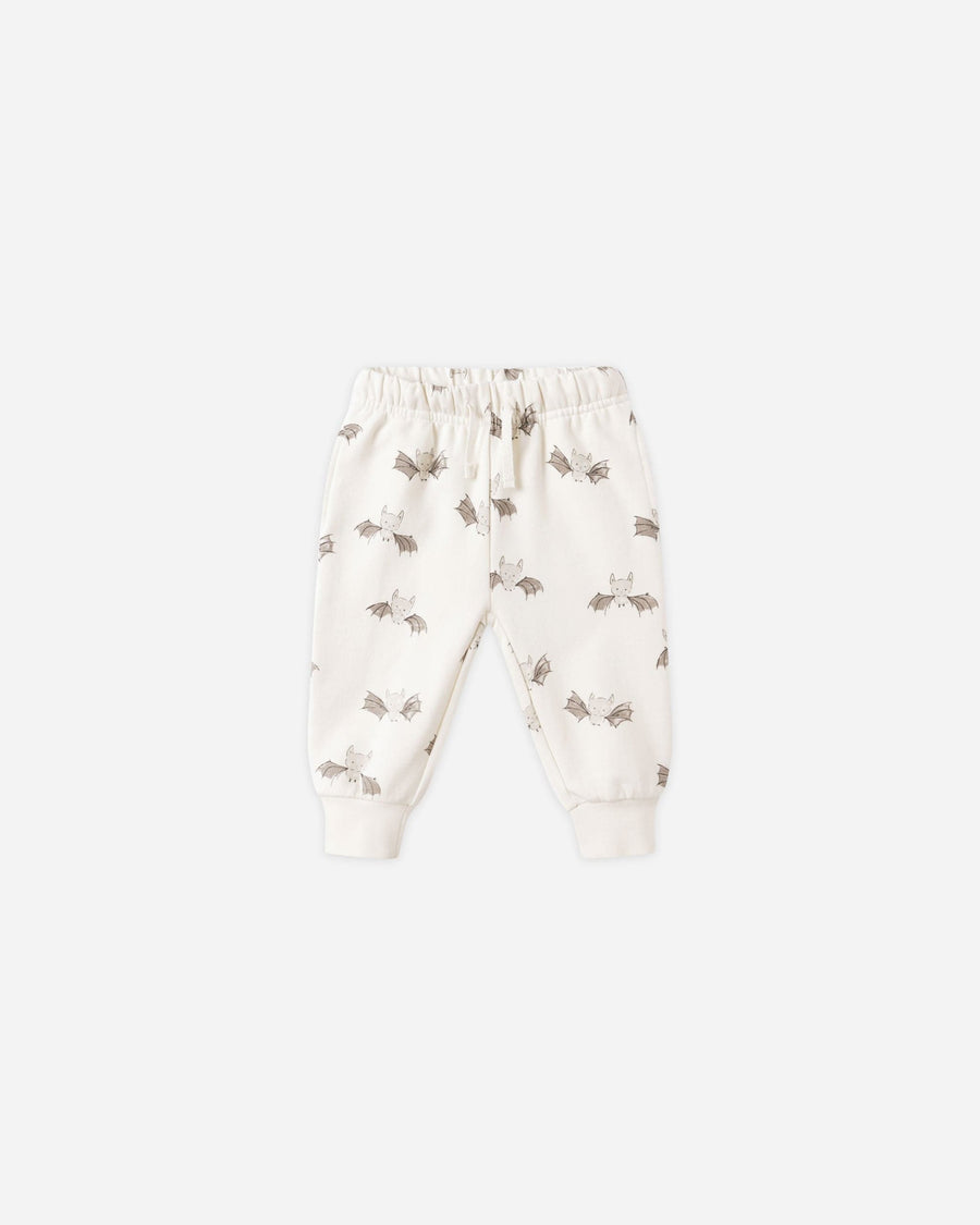Quincy Mae Baby Relaxed Fleece Sweatpant - Bats