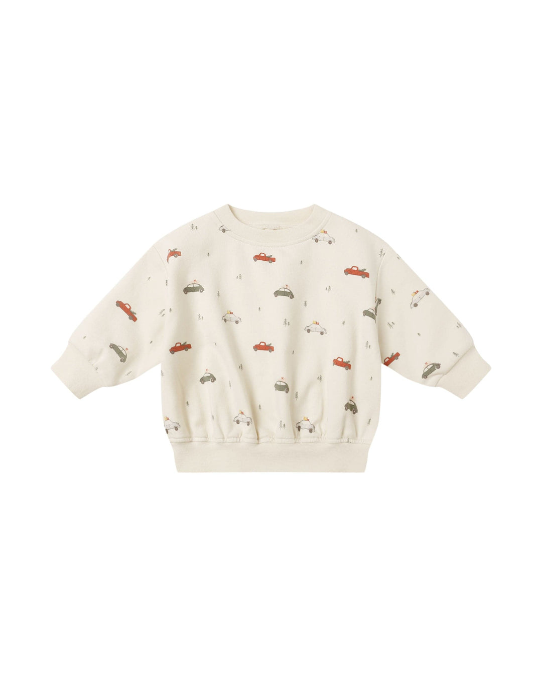 Quincy Mae Baby Relaxed Fleece Sweatshirt - Cars
