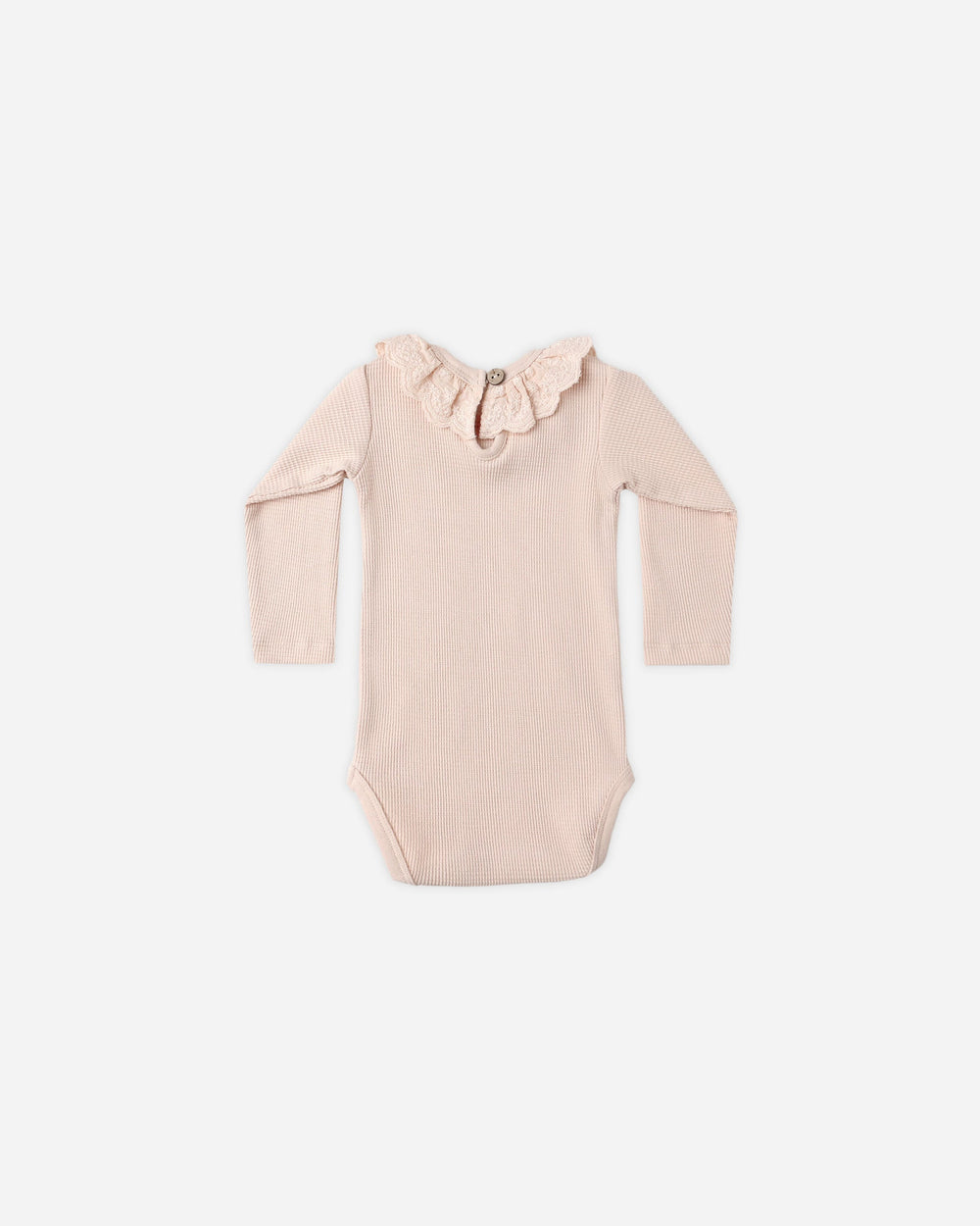 Quincy Mae Baby Ruffle Collar Bodysuit - Antique